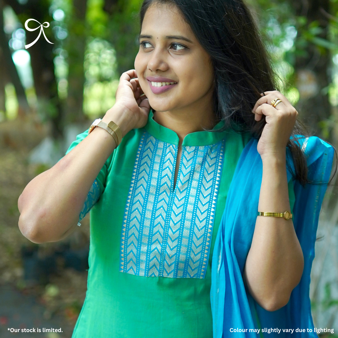 Mangalagiri Cotton Suit Set