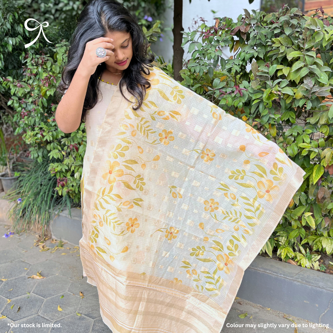 Yellow Kota Printed Salwar Suit