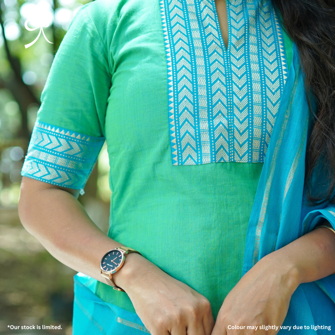 Mangalagiri Cotton Suit Set