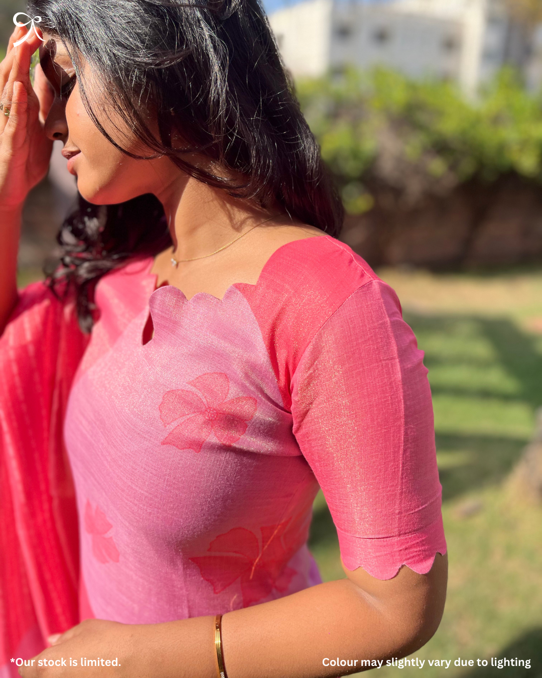 Linen Muslin Printed 3-Piece Salwar Suit – Pink