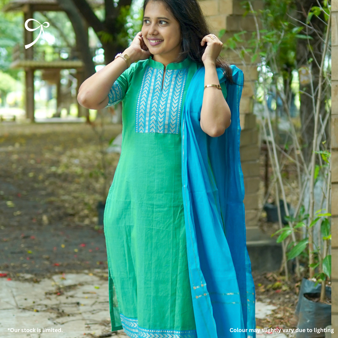 Mangalagiri Cotton Suit Set