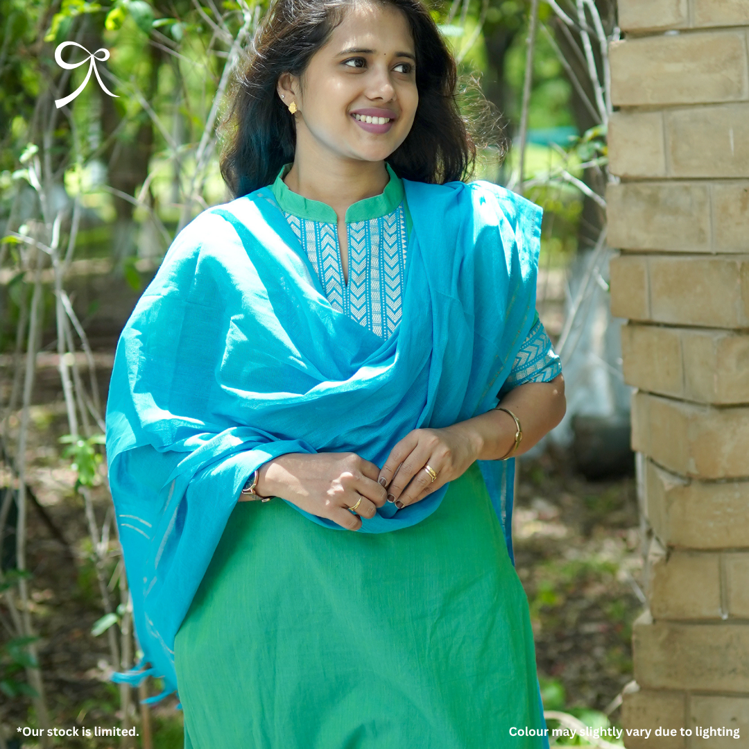 Mangalagiri Cotton Suit Set