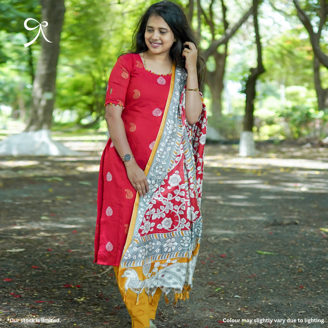 Crimson Red Suit Set